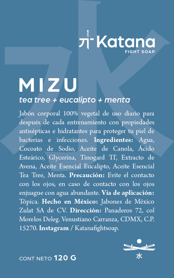 Mizu: Menta + Tea tree + Eucalipto